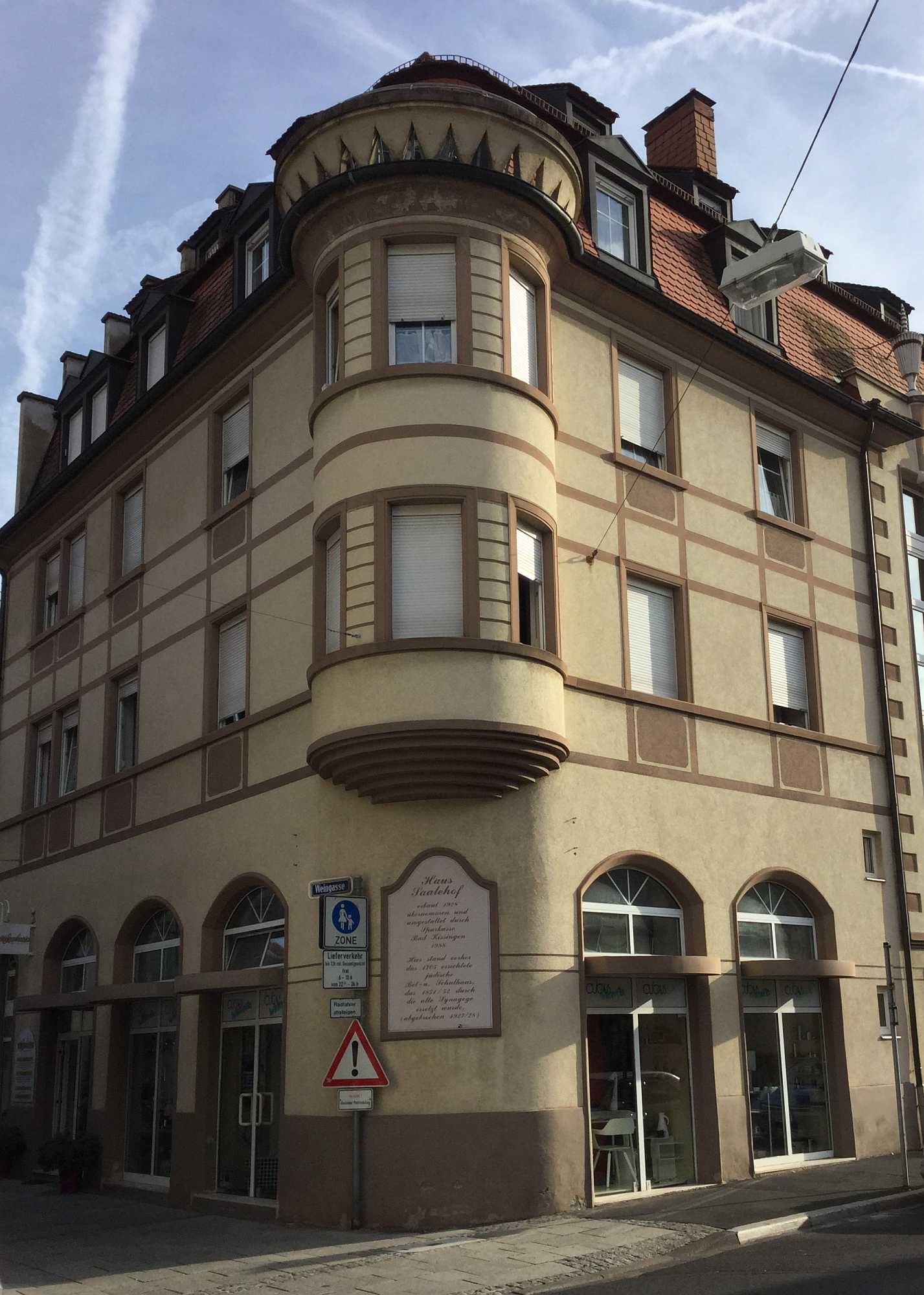 Die Synagoge in Bad Kissingen (Kreisstadt, Unterfranken)